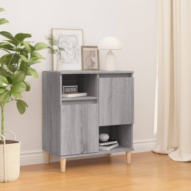 Credenza Grigio Sonoma 60x35x70 cm in Legno Multistrato