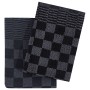 Set Strofinacci 20 pz in Cotone Nero e Grigio