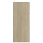 Mobile da Bagno Rovere Sonoma 60x33x80 cm in Legno Multistrato