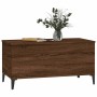 Tavolino Salotto Rovere Marrone 90x44,5x45 cm Legno Multistrato