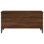 Tavolino Salotto Rovere Marrone 90x44,5x45 cm Legno Multistrato