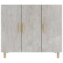 Credenza Grigio Cemento 90x34x80 cm in Legno Multistrato