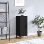 Credenza Nero 34,5x34x90 cm in Legno Multistrato