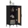 Credenza Nero 34,5x34x90 cm in Legno Multistrato