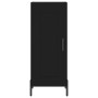 Credenza Nero 34,5x34x90 cm in Legno Multistrato