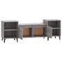 Mobile TV Grigio Sonoma 160x35x55 cm in Legno Multistrato