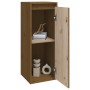 Pensile Marrone Miele 30x30x80 cm in Legno Massello di Pino