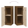 Pensile Marrone Miele 30x30x80 cm in Legno Massello di Pino