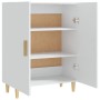 Credenza Bianca 70x34x90 cm in Legno Multistrato