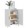 Credenza Bianca 70x34x90 cm in Legno Multistrato