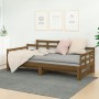 Dormeuse Estraibile Miele Legno Massello di Pino 2x(90x190) cm