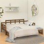Dormeuse Estraibile Miele Legno Massello di Pino 2x(90x190) cm
