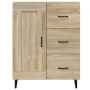 Credenza Rovere Sonoma 69,5x34x90 cm in Legno Multistrato